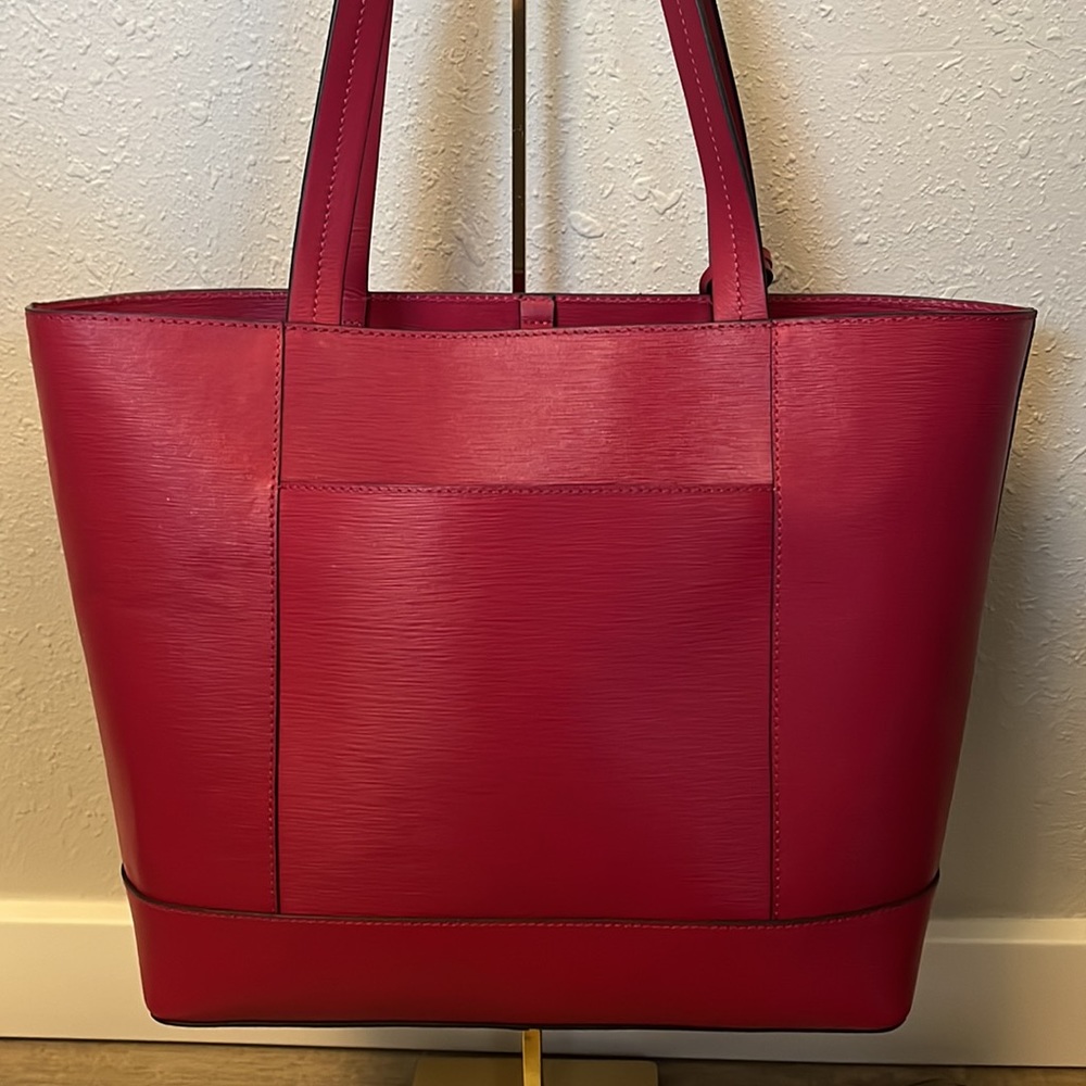 Radley London “Isabella Way” Bark Leather Tote Nwt Gem